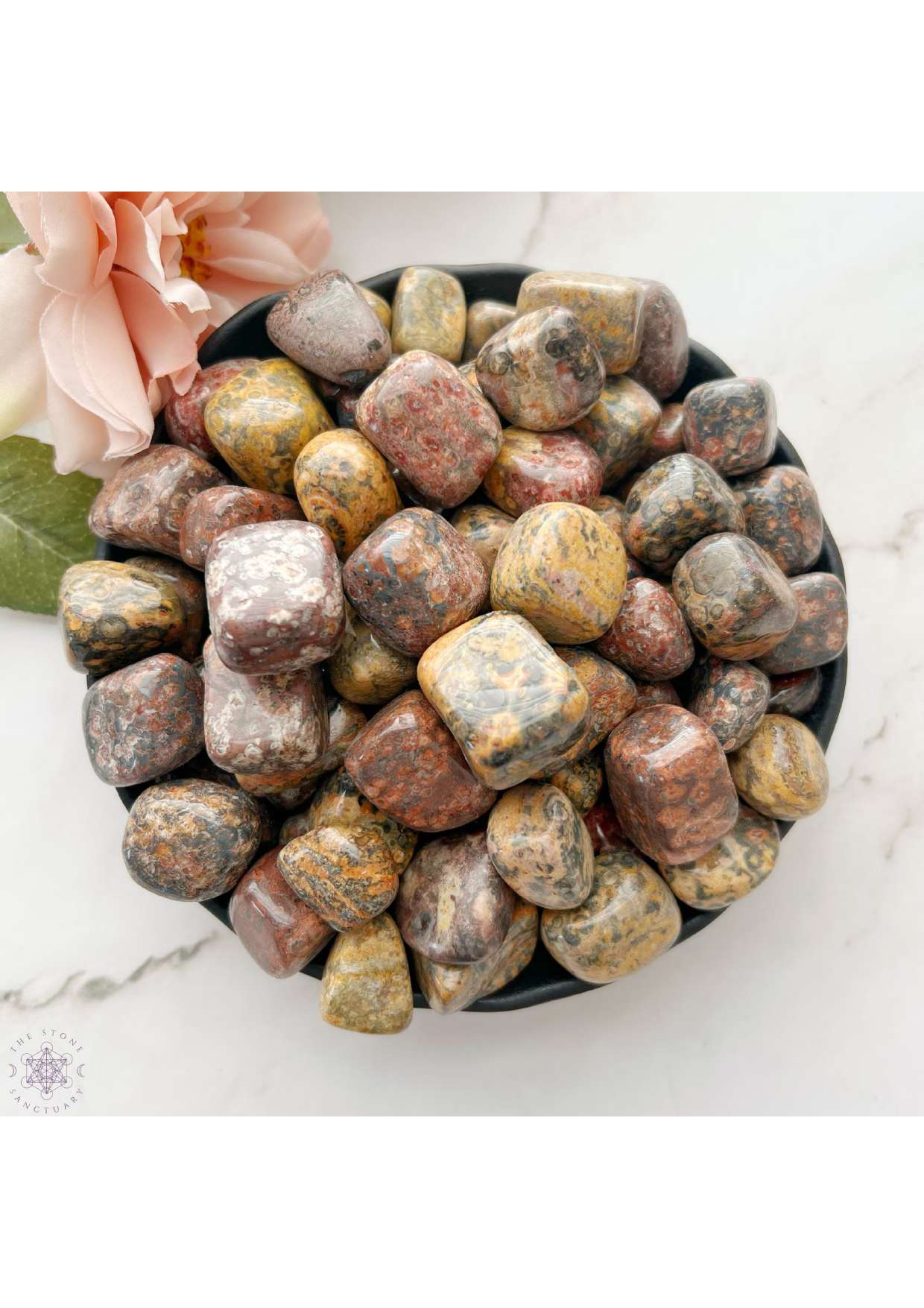 Leopard Jasper Tumbled Crystals